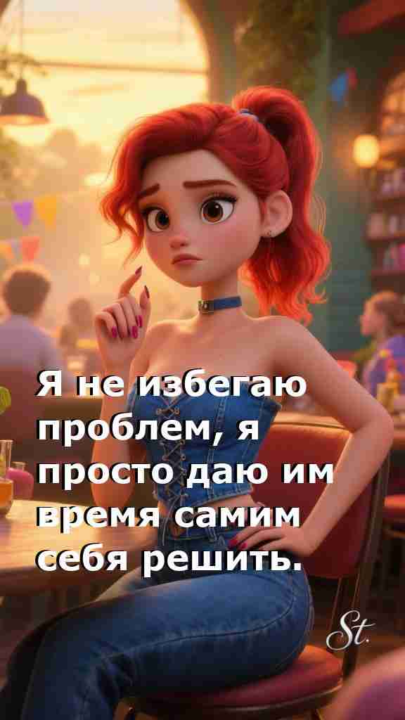 Проблемы не избегаю – их время рассудит
