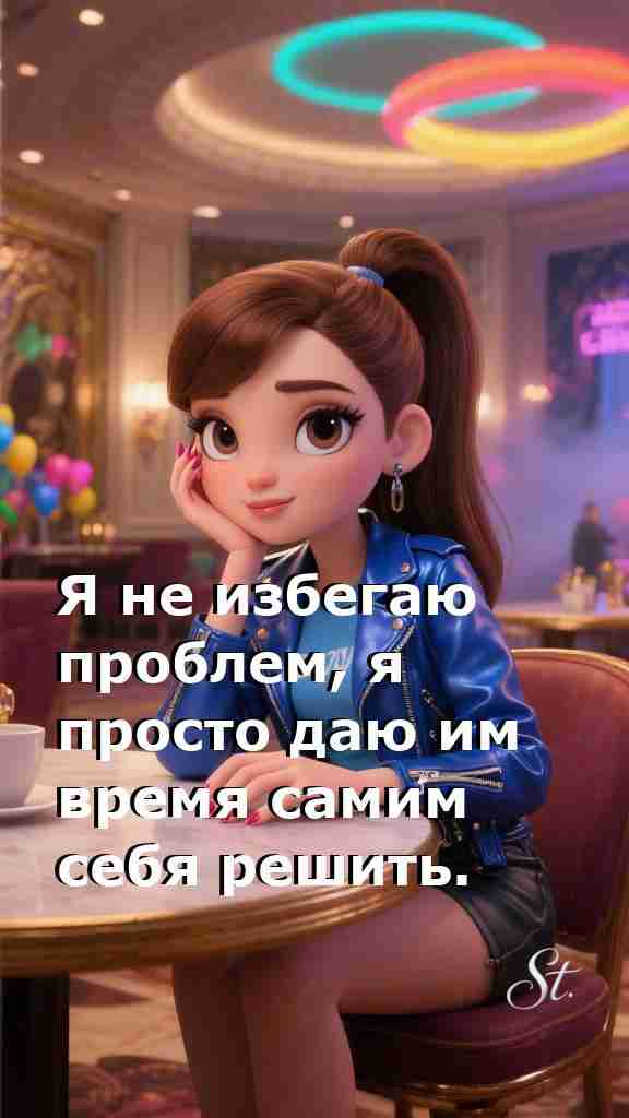 Пусть проблемы решаются сами мудростью женщины