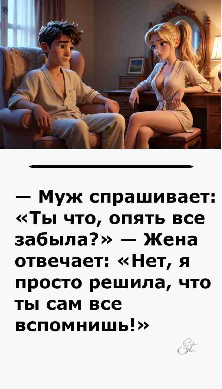 Смешные анекдоты о мужчинах и женщинах для хорошего настроения