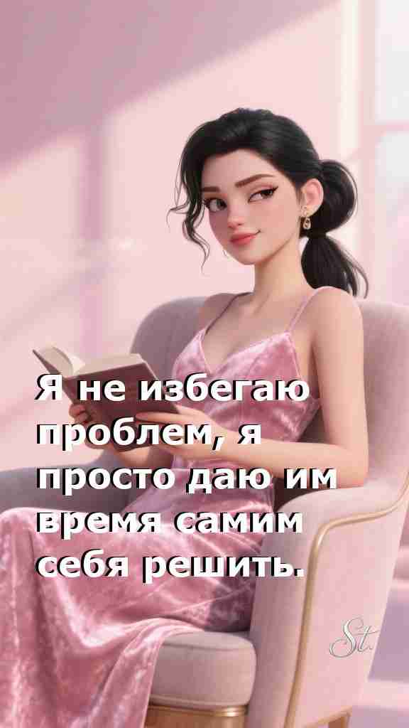 Женская мудрость: дайте проблемам время решить себя