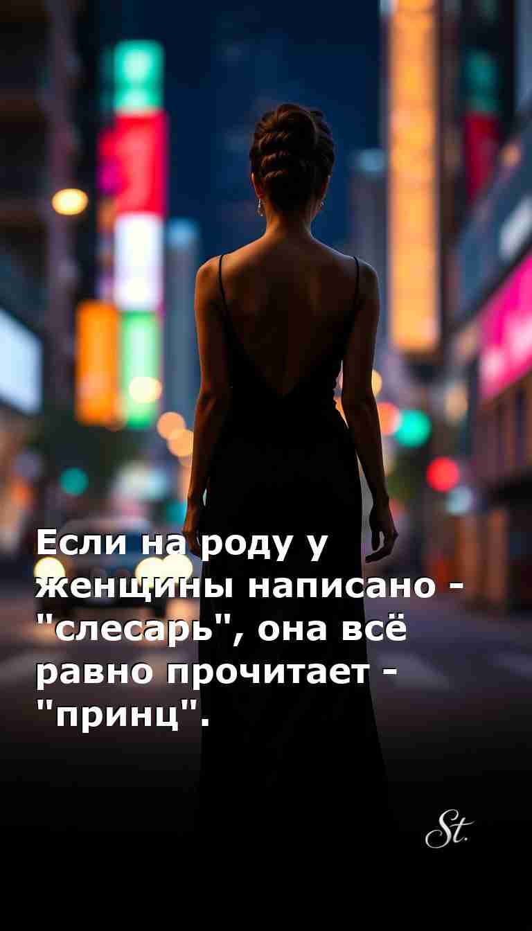 Молчание женщины это лучший сарказм жизни