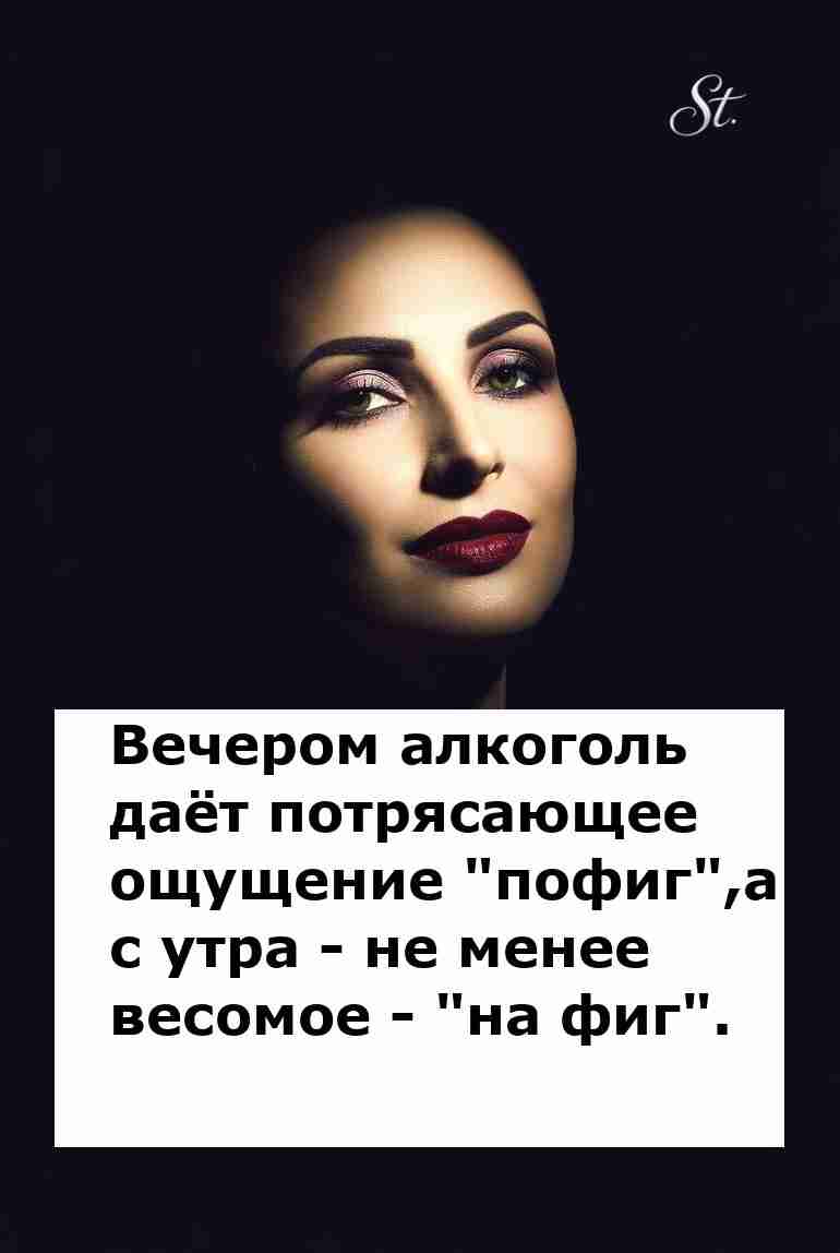 Алкоголь и женская логика утро с юмором
